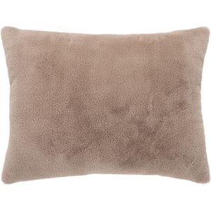 Evora Cushion - Cushion in light brown arrtifical fur 45x60 cm