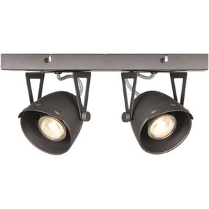 LABEL51 Spot Cap led - Grijs - Metaal - 2 Lichts