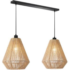 LABEL51 Hanglamp Ibiza - Naturel - Jute - 2-Lichts