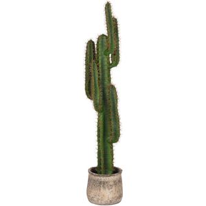 LABEL51 Cactus Decoratie - Groen - Kunststof - 130 cm