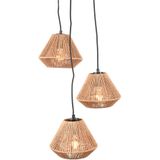 LABEL51 Hanglamp Ibiza - Naturel - Jute - 3-Lichts