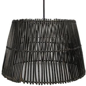 Hanglamp - ø33 cm - rotan - black wash