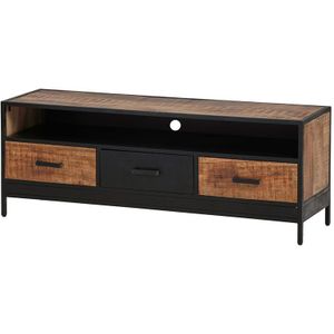 TV dressoir 150 met 3 lades en 1 open vak