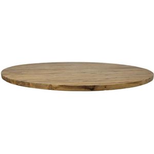 Tafelblad rond - ø120x4 - Naturel - Massief teakhout