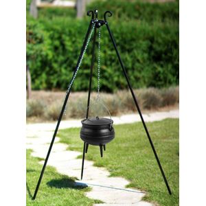 180 cm Tripod with 9 L Cast-iron African Pot