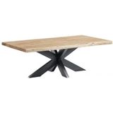 StarFurn Salontafel Boomstam Live Edge Mangohout Naturel 120x60cm