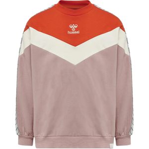 Hummel - hmlALVILDA - Sweatshirt - Katoen - Hoogwaardige Kraag - Chevron Ontwerp
