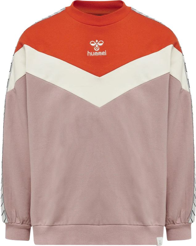 Hummel - hmlALVILDA - Sweatshirt - Katoen - Hoogwaardige Kraag - Chevron Ontwerp