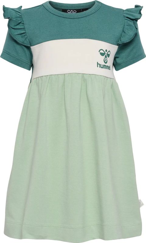 Hummel - Talya Dress - Kinderjurk - Silt Green - Kortarm - 0-3 maanden