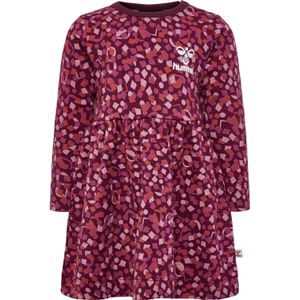 Hummel - hmlCONFETTI - Jurk - Lange Mouwen - Jersey Stof - Print Over De Hele Oppervlakte