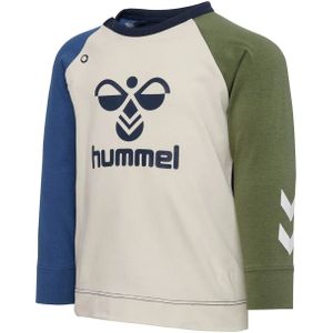 Hummel - hmlASSYM - T-shirt - Lange Mouwen - Biologisch Katoen - Geprinte Logo's