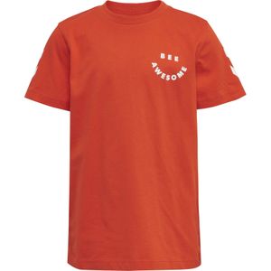 Hummel - Kinder Optimism T-Shirt - Cherry Tomato - 116