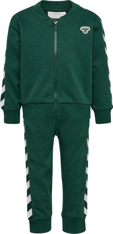 Hummel - hmlMINI REG CHEVRON SET - Kinderset - Zacht Badstof - Biologisch Katoen