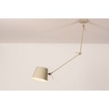 Verstelbare plafondlamp/hanglamp pendel met knikarm