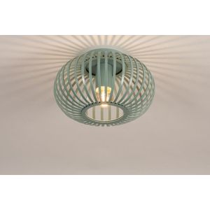 Lumidora Plafondlamp 74622 - E27 - Groen - Metaal - 24 cm