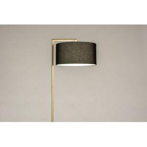 Lumidora Vloerlamp 31095 - E27 - Zwart - Wit - Goud - Messing - Metaal