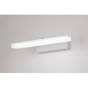Witte led wandlamp voor boven spiegel in badkamer