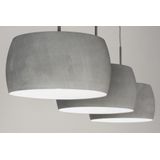 Lumidora Hanglamp 72402 - 3 Lichts - E27 - Betongrijs - Metaal