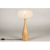 Lumidora Tafellamp 31434 - E27 - Beige - Hout - Naturel - ⌀ 30 cm