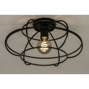 Lumidora Plafondlamp 73657 - E27 - Zwart - Metaal - 40 cm