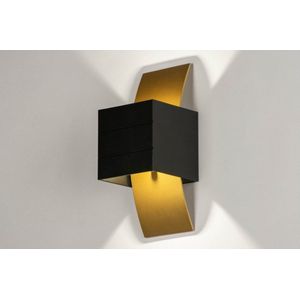 Lumidora Wandlamp 73342 - G9 - Zwart - Goud - Metaal