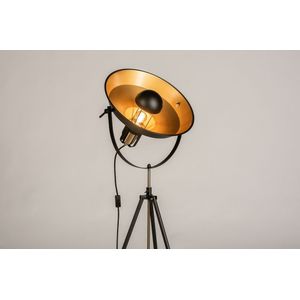 Lumidora Vloerlamp 74359 - E27 - Zwart - Goud - Messing - Metaal - 66 cm