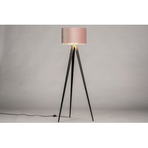 Lumidora Vloerlamp 30960 - E27 - Zwart - Roze - Koper - Metaal - 51 cm