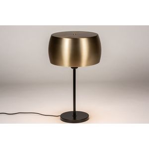 Lumidora Tafellamp 74204 - E27 - Zwart - Goud - Messing - Metaal - 32 cm