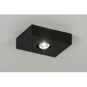 Lumidora Opbouwspot 73300 - Ingebouwd LED - 3.0 Watt - 300 Lumen - 2700 Kelvin - Zwart - Metaal