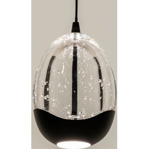 Hotel chique hanglamp van glas