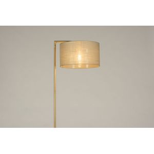 Lumidora Vloerlamp 31208 - E27 - Goud - Messing - Taupe - Metaal