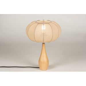 Lumidora Tafellamp 31433 - E27 - Hout - Naturel - Taupe - ⌀ 30 cm