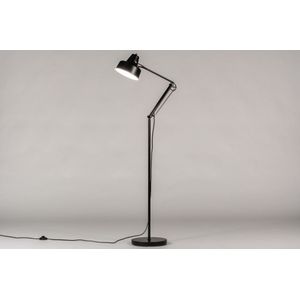 Lumidora Vloerlamp 74169 - NOAH - E27 - Zwart - Metaal