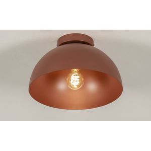 Lumidora Plafondlamp 74965 - E27 - Rood - Bruin - Metaal - ⌀ 30 cm
