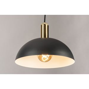 Lumidora Hanglamp 74173 - E27 - Zwart - Messing - Metaal - ⌀ 30 cm