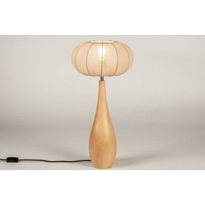 Lumidora Tafellamp 31435 - E27 - Hout - Naturel - Taupe - ⌀ 30 cm