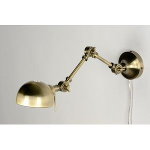 Lumidora Wandlamp 71597 - E14 - Goud - Messing - Metaal