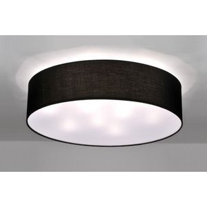 Lumidora Plafondlamp 71272 - 9 Lichts - E27 - Zwart - Textiel - ⌀ 70 cm