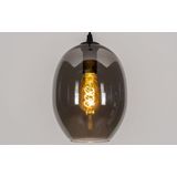 Lumidora Hanglamp 73953 - E27 - Zwart - Grijs - Metaal - 20 cm