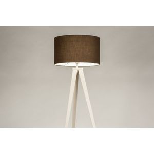 Lumidora Vloerlamp 31400 - E27 - Bruin - Beige - Zand - Metaal - ⌀ 51 cm