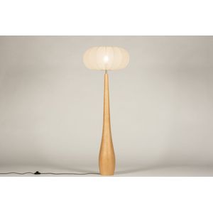 Lumidora Vloerlamp 31416 - E27 - Beige - Hout - �⌀ 50 cm
