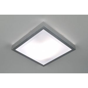 Lumidora Plafondlamp 70672 - 2 Lichts - E27 - Wit - Aluminium - Kunststof - Buitenlamp
