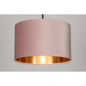 Lumidora Hanglamp 30931 - E27 - Zwart - Roze - Koper - Metaal - ⌀ 40 cm