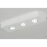 Lumidora Opbouwspot 73305 - 3 Lichts - Ingebouwd LED - 9.0 Watt - 900 Lumen - 2700 Kelvin - Wit