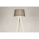 Lumidora Vloerlamp 31397 - E27 - Grijs - Beige - Zand - Metaal - ⌀ 51 cm