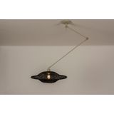 Lumidora Hanglamp 31230 - E27 - Zwart - Beige - Zand - Metaal