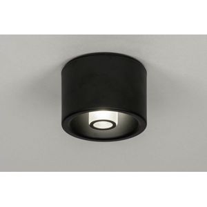 Lumidora Plafondlamp 73355 - G9 - Zwart - Metaal - Buitenlamp - Badkamerlamp - IP44 - 12 cm