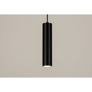 Minimalistische koker hanglamp GU10 in het zwart