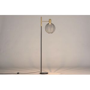 Lumidora Vloerlamp 74373 - E27 - Zwart - Goud - Messing - Metaal