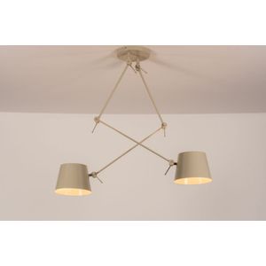 Verstelbare plafondlamp/hanglamp pendel met knikarmen
